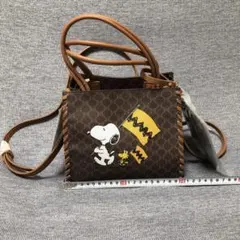 スヌーピー ショルダーバッグ フラットポーチ 2way バッグ しまむら 未使用