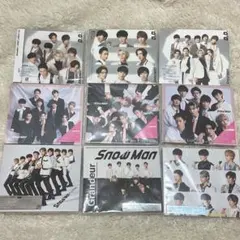 SnowMan シングル CD DVD 3形態 まとめ売り 24枚　特典付き