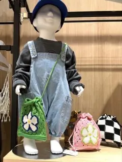 デニムオーバーオール 70-80