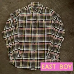 EAST BOY チェック柄　フランネルシャツ　Lサイズ