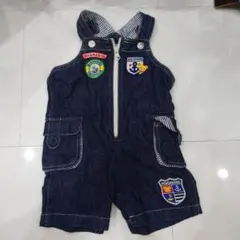 ミキハウスMIKIHOUSE　デニム　サロペット(オーバーオール)　80cm