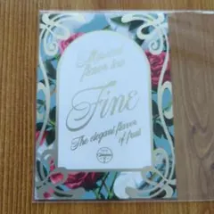 カフェシナモン　fine　フレーバーティーメッセージカード　あんスタ