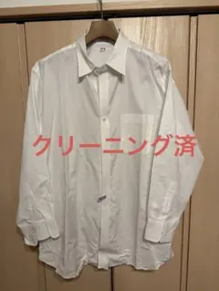 ＜クリーニング済＞UNIQLOファインクロスドビーシャツボタンダウン