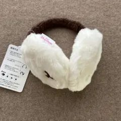 東京ディズニーリゾート 耳あて　白　フワフワ