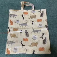 ハロッズ Harrods トートバッグ 猫 ネコ エコバッグ