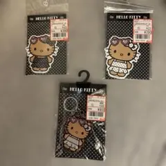 ハローキティ アクリルキーホルダー シールステッカー アベイル 日焼けキティ