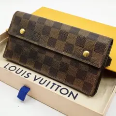 鑑定済み】ルイヴィトン✨長財布 10枚✨ダミエ✨ポルトフォイユサラ
