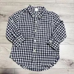 gap 長袖チェックシャツ　90センチ