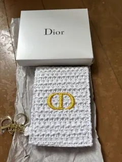 Dior ホワイト刺繍ミラー ノベルティ