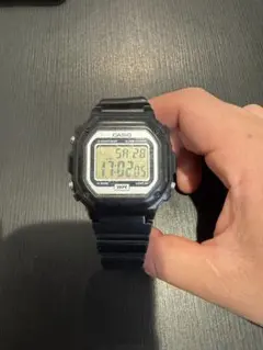 CASIO デジタル腕時計 ブラック WR