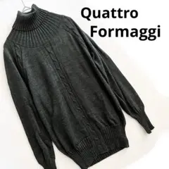 [美品] タートルネック ニットセーター ウール100% M 日本製