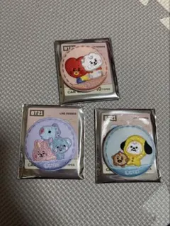 BT21 缶バッジ シークレット3個セット
