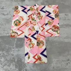 七五三　3歳女の子　アンティーク着物【K3-12】