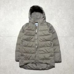 【ジャンク】Columbia（コロンビア）　ダウンジャケット　ベージュ　Mサイズ