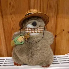 HEART&HEART もぐらのぬいぐるみ メガネ　とうもろこし　ナカジマ HEART&HEART もぐらのぬいぐるみ メガネ とうもろこし ナカジマ
