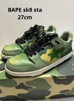 2026年最新】A BATHING APE メインカラー：グリーン メンズ スニーカー