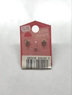 【近日削除・まとめ買い歓迎・最終値下】 クロスピアス 小粒ストーンピアス未使用