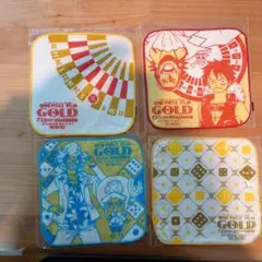 ONE PIECE FILM GOLD タオル4枚セット　ワンピース