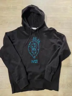 V12ブラック フード付き トレーナー 2026年最新】V12 種別：フード付きパーカー セーター・トレーナーの