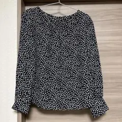 【美品】BEAUTY&YOUTH ユナイテッドアローズ 黒シフォントップス