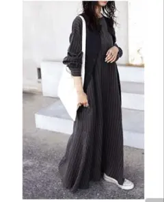 アンティカ　ストライプワンピース