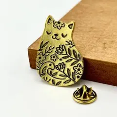 PN011-a ラペルピン 猫 ねこ ピンバッジ ブローチ ピンブローチ ピンズのサムネイル