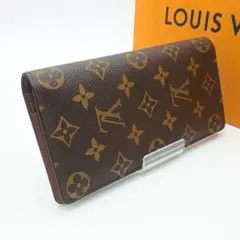 【美品SS】ルイヴィトン　ポルトフォイユ・ブラザ　モノグラム　長財布