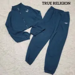 希少☆トゥルーレリジョン　セットアップ　ひ　バックロゴ　ショート丈　ジップアップ