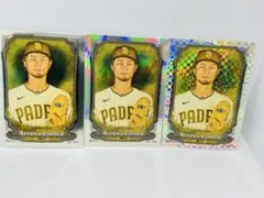 3枚セット 2024 Topps Chrome ダルビッシュ有 リフラクター版