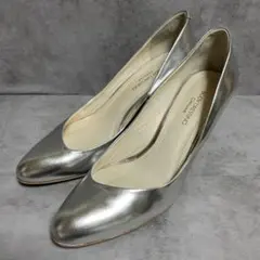 【ボディドレッシングデラックス】（24）パンプス ウェッジソール シルバー