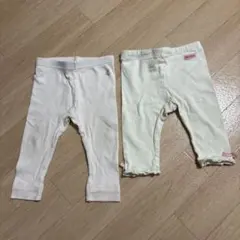 PETIT BATEAU ミキハウス レギンス 2枚セットのサムネイル