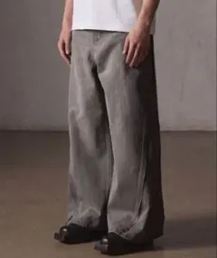 【GRANCY】ZipDesign Buggy DenimPants M
