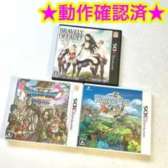 3DS ファンタジーライフ ドラゴンクエスト11 フォーザ・シークウェル 3点