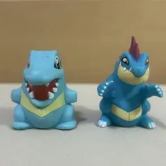 ポケモンキッズ（ワニノコ、オーダイル）指人形 フィギュア