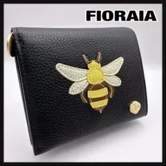 POK 様FIORAIA MINI WALLET Bee 二つ折り財布 レザー.