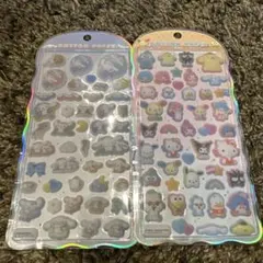 サンリオ　コットンパフィーシール　シナモロール