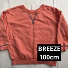 BREEZE Daisuki Wear オレンジ トレーナー 100cm