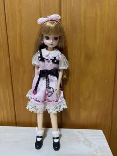 リカちゃん人形 ピンクドレス 本体