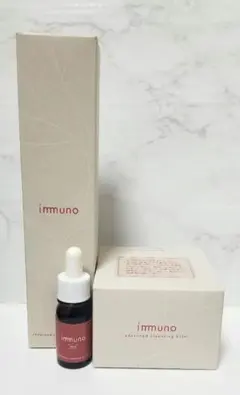 《immuno》化粧水、クレンジングバーム、エッセンスオイルWHのサムネイル