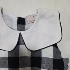 【petit main】ワンピース　チェック柄　90cm　ベビー服