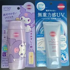 コーセー サンカット 【無重力感UVエッセンス】＋【パーフェクトUVジェル】のサムネイル