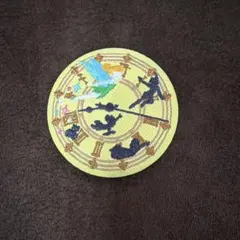 Disney 刺繍缶バッジ ビスケット2 ピーターパン　ティンカーベル