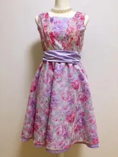 希少✨エメ✨ステージドレス 演奏会 9号 サーモンピンク ギャザー