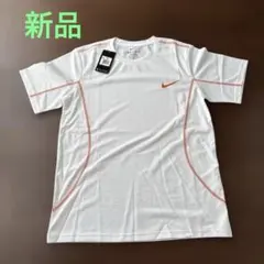 Nike スポーツTシャツ DRI-FIT ホワイト/オレンジ