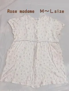 ローズマダム マタニティパジャマ 上下 半袖 授乳口付き
