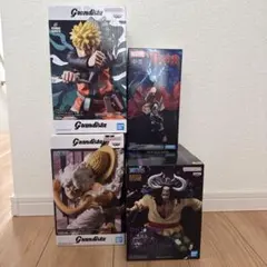 フィギュア　ワンピース　ナルト　まとめ売り　4点セット