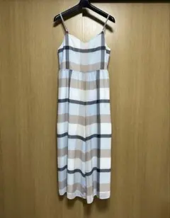 ブルーレーベルクレストブリッジ チェックサロペットパンツのサムネイル