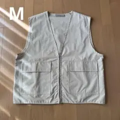 ESSENTIALS コットンベスト ベージュ M