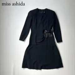 良品　miss ashida ミスアシダ　フレアワンピース　ブラック　フォーマルのサムネイル