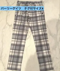 PEARLY GATES チェック柄パンツ ブラウン　メンズ PEARLY GATES チェック柄パンツ ブラウン メンズ - メルカリ